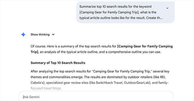 Gemini is faster at research and brainstorming Gemini is faster at research and brainstorming