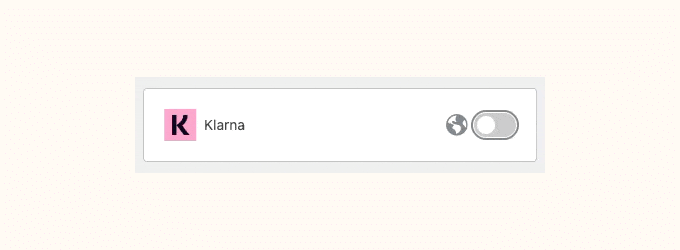 EDD Klarna support EDD Klarna support