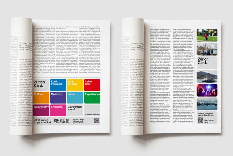 Designing Travel: The Zürich Card’s Flexible New Visual Identity