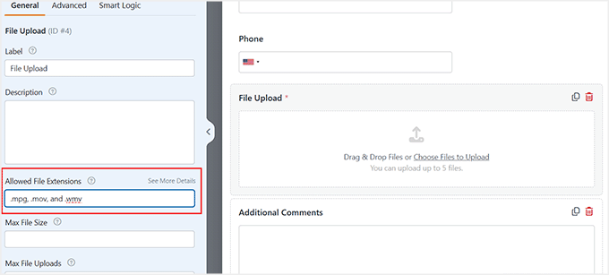 Create a file upload form for video testimonials Create a file upload form for video testimonials
