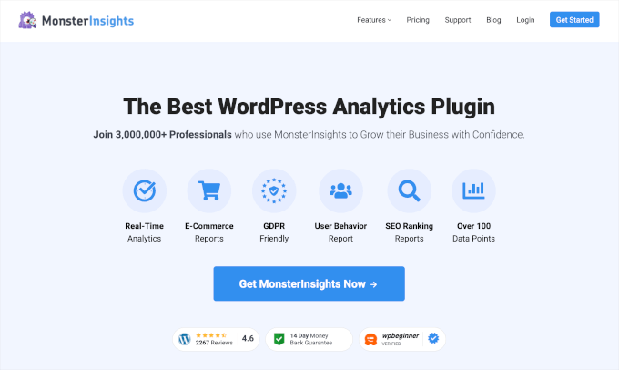 The MonsterInsights Google Analytics plugin for WordPress The MonsterInsights Google Analytics plugin for WordPress