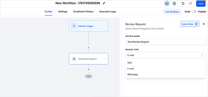 Send a review request with HelpScout Send a review request with HelpScout