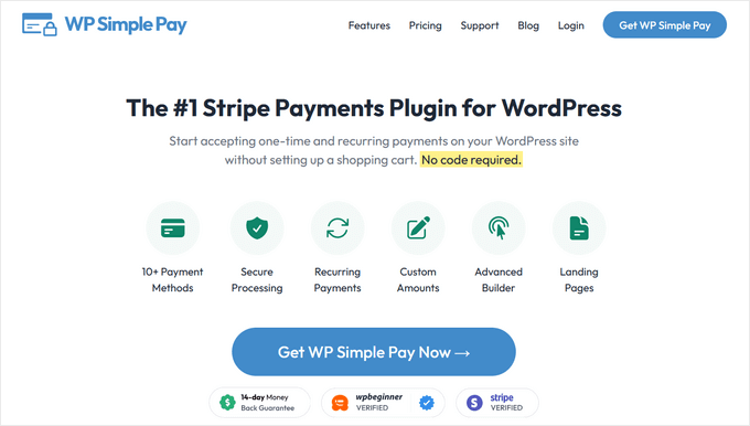 The WP Simple Pay payments and donation plugin for WordPress The WP Simple Pay payments and donation plugin for WordPress