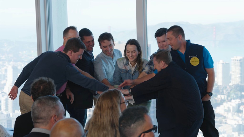 Photo of WordPress release leads pressing the button to release 6.9