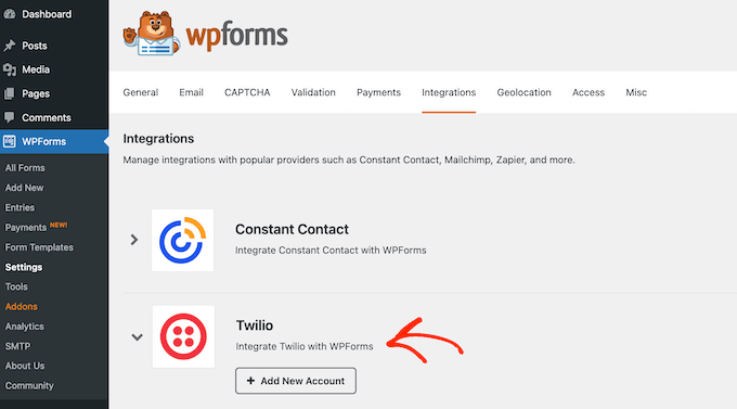 How to send SMS messages using WPForms How to send SMS messages using WPForms