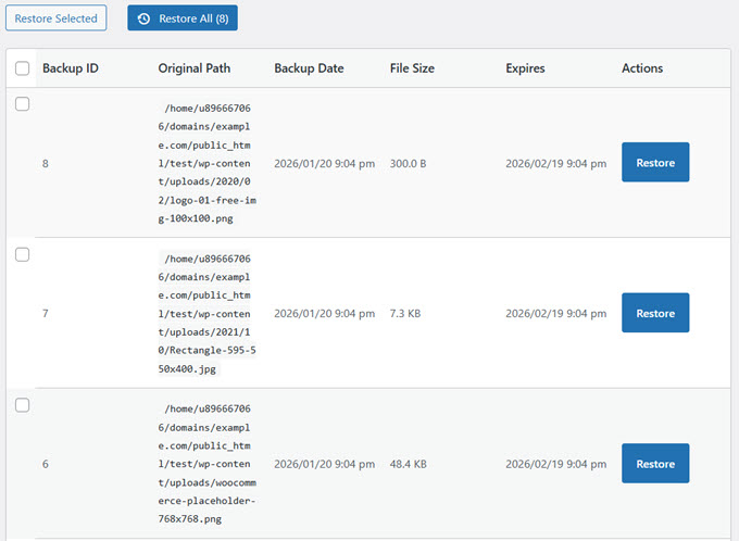 restore deleted versions restore deleted versions