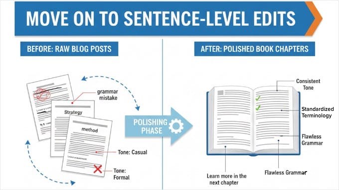 Move Onto Sentence-Level Edits