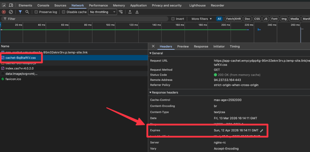expires headers in HTTP