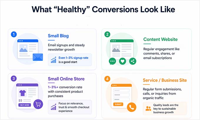 What do healthy conversions look like