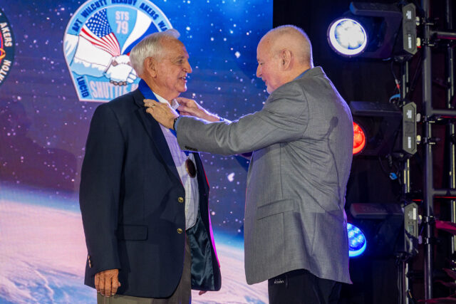 Two space shuttle-era spacewalkers enter Astronaut Hall of Fame
