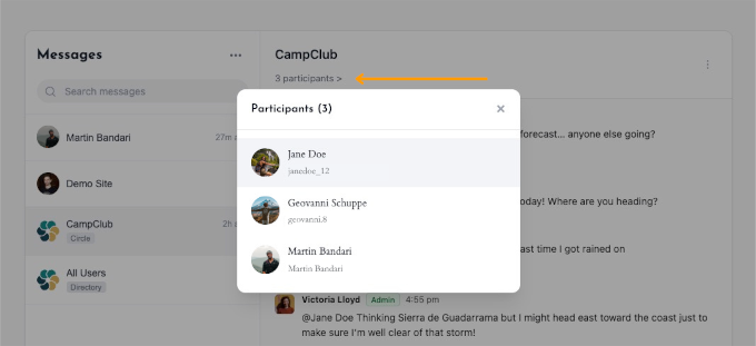 ClubConnect profiles