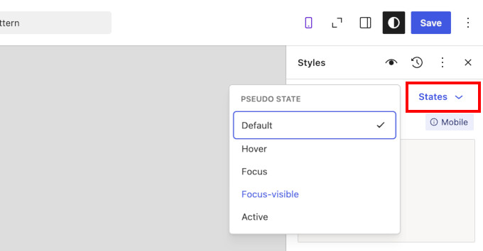 Interaction styles in WordPress 7.1 Interaction styles in WordPress 7.1