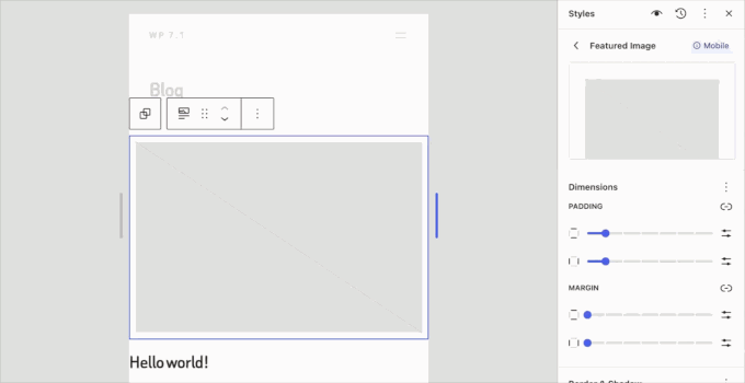 Drag to adjust device breakpoints